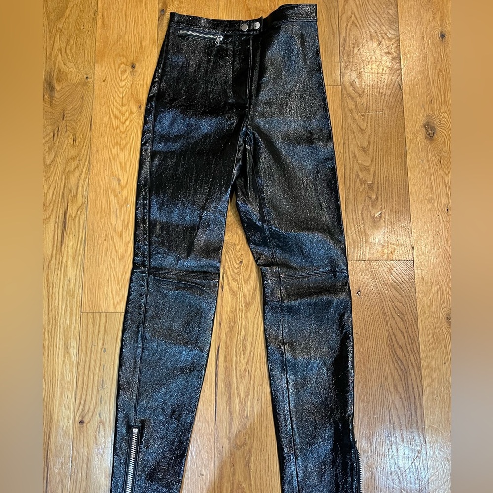 Philip Lim lamb skin motorcycle pants (great for holiday parties)